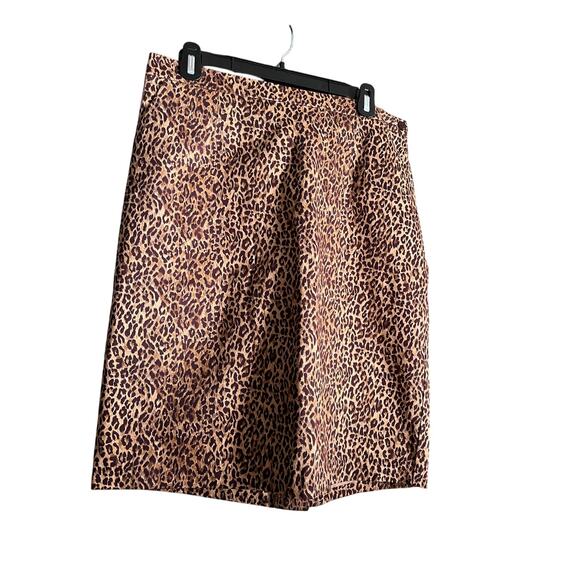 Joan Rivers Leopard Print Skirt - Picture 1 of 6